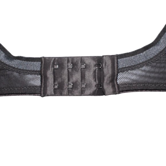 Chantelle Norah Chic Sz 36DDDD Black Underwire Mesh Light Padded Cup Bra - Picture 6 of 8